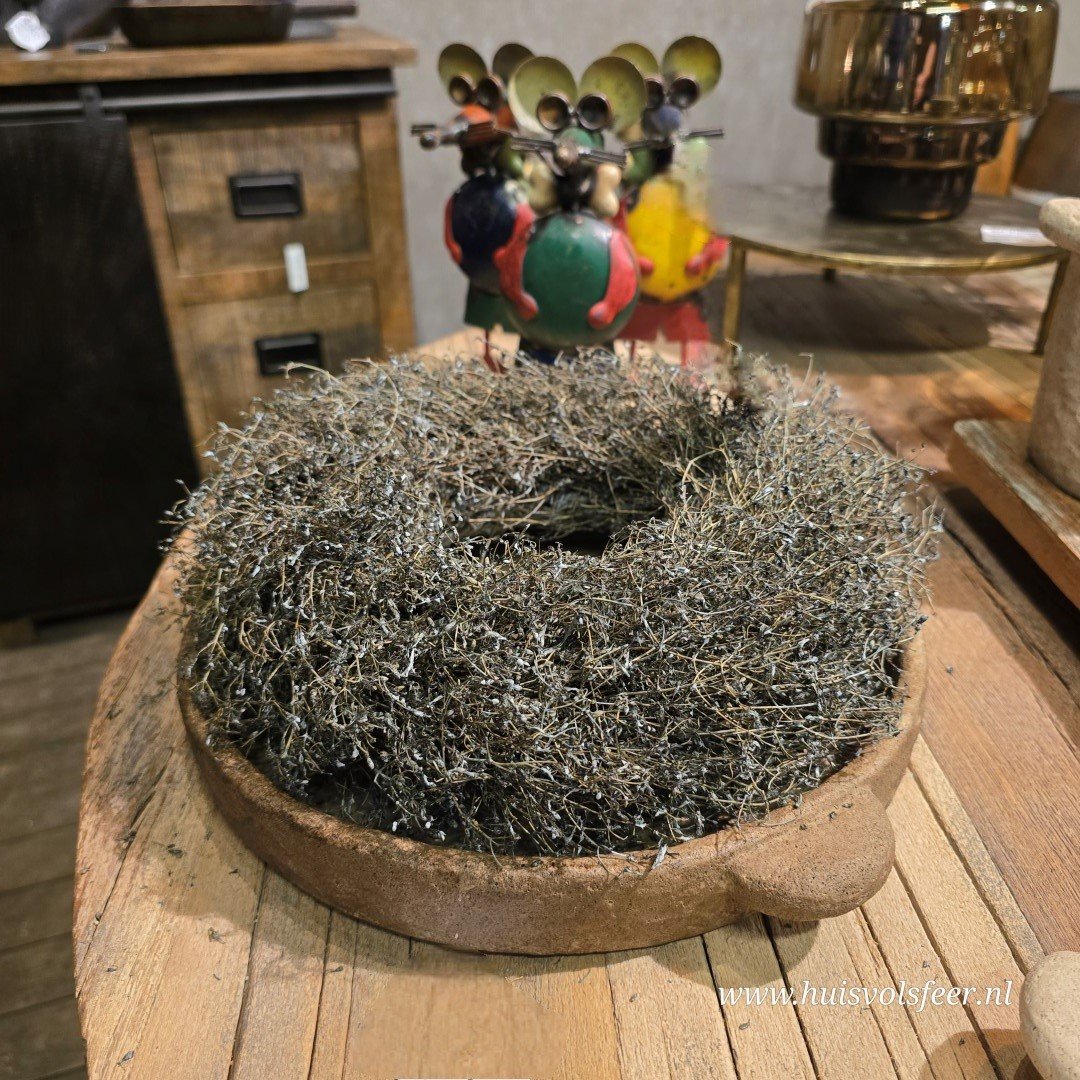 Pors Schaal || Warme Bruine Natuurlijke Kleur (35x30xH4 cm) - Afbeelding 7