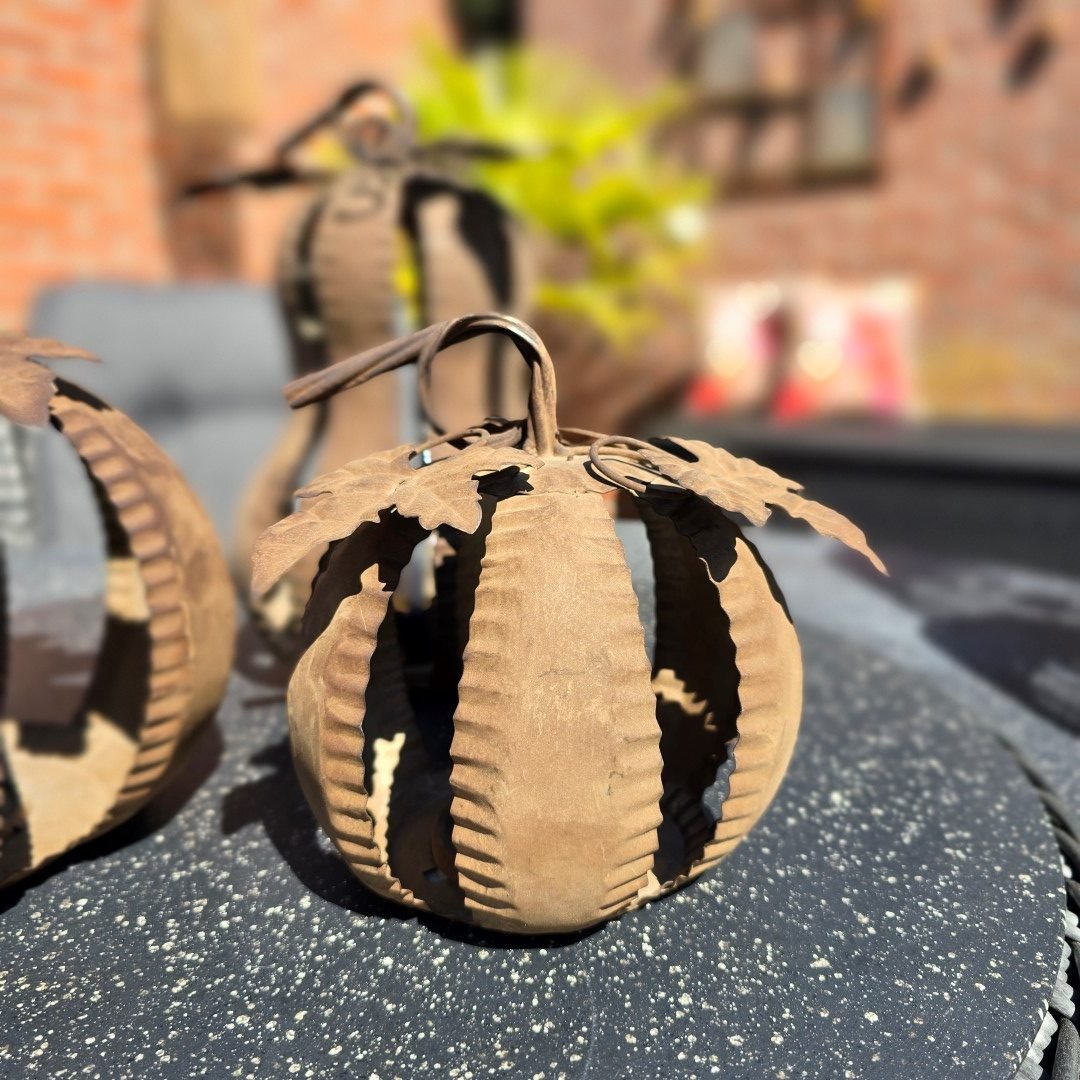 Metalen Pompoen Klein || 17xH15 cm - Afbeelding 2