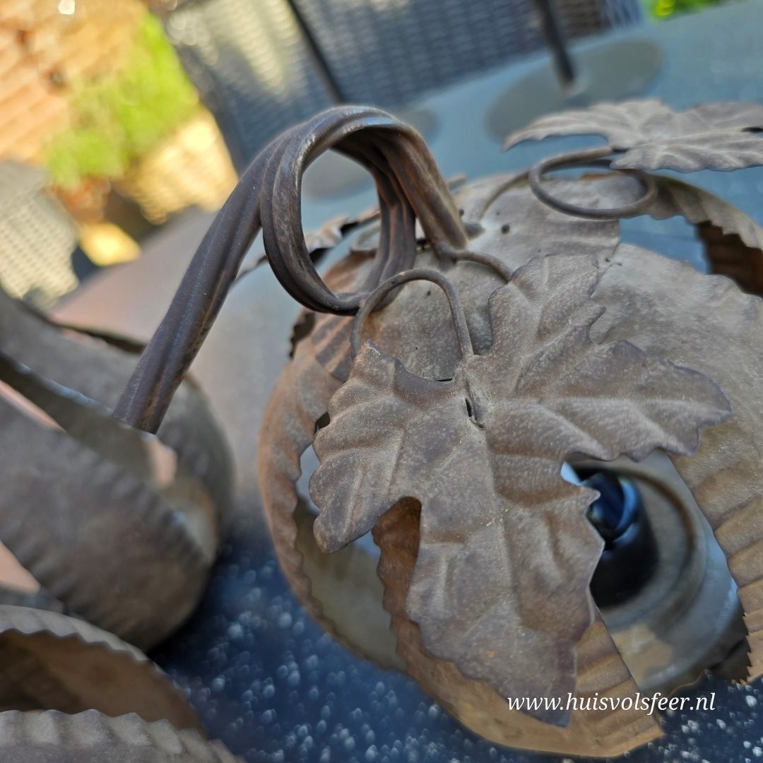 Metalen Pompoen Klein || 17xH15 cm - Afbeelding 6