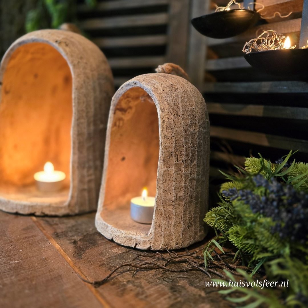 Waxinlichthouder- Pors || 19 cm. - Afbeelding 8