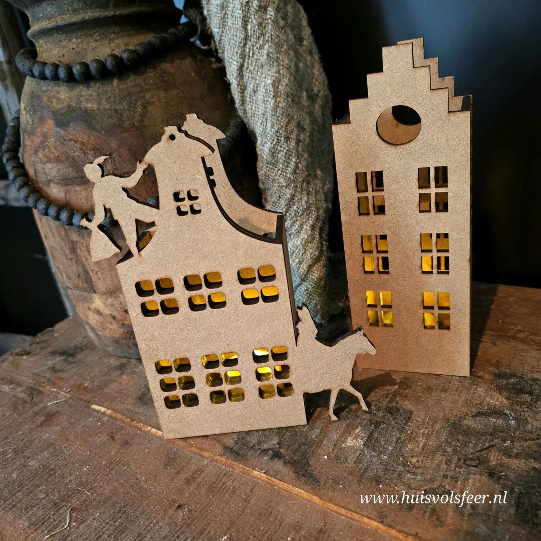 Houten Sinterklaashuisje met Piet & Paard - Afbeelding 18