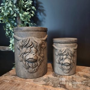 Pot and Top Scotty 20 x H25 cm- Majestic Brown || Brynxz.