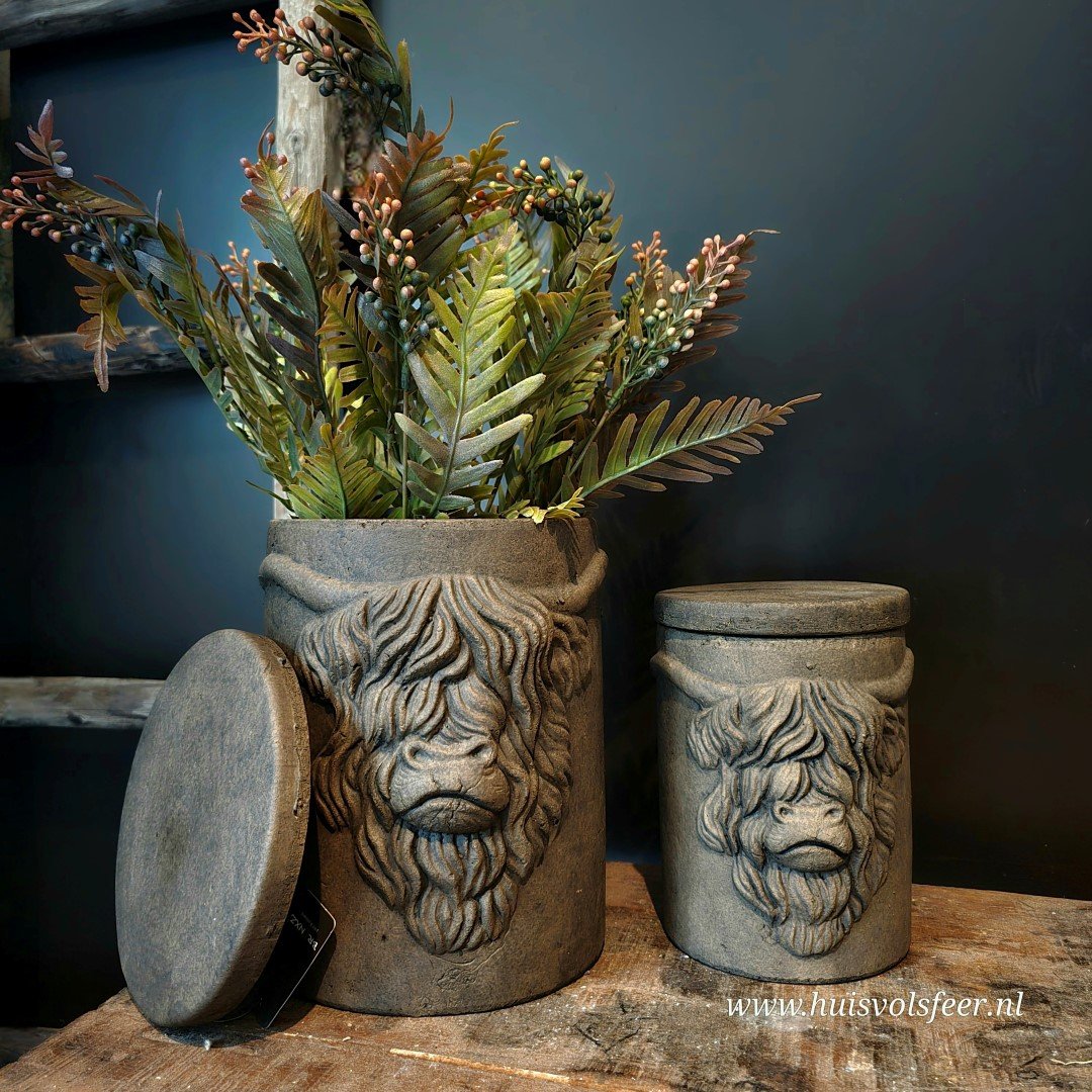 Pot and Top Scotty 20 x H25 cm- Majestic Brown || Brynxz. - Afbeelding 2