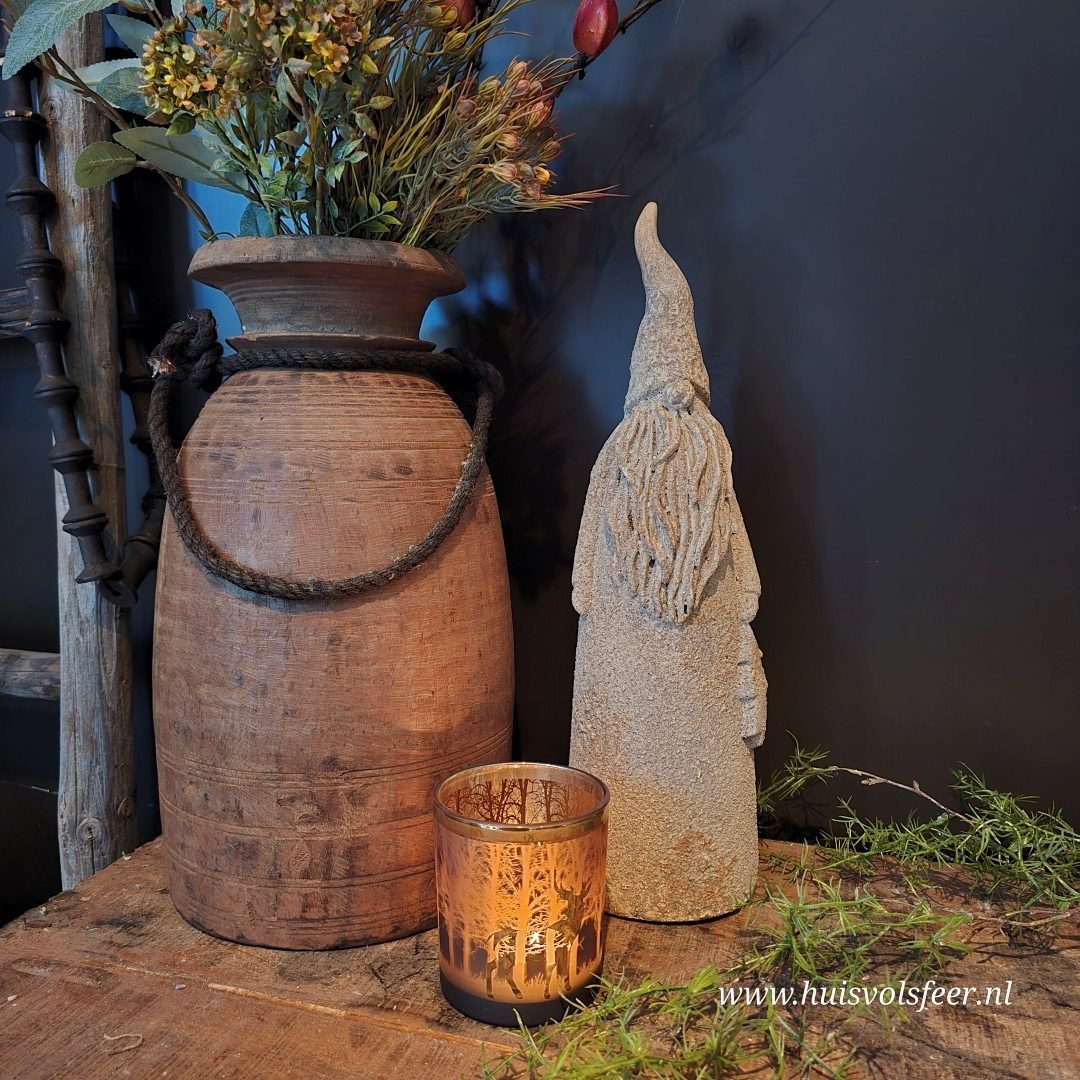 Stone Rustique- Kerstman Wobbel || 41 cm - Afbeelding 6