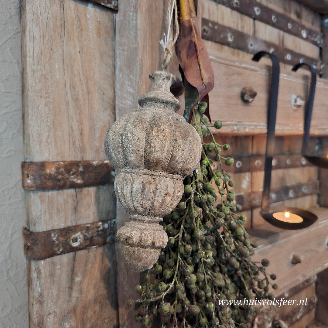 Stone Rustique- Toef Hanger/ Ornament || 20 cm - Afbeelding 3