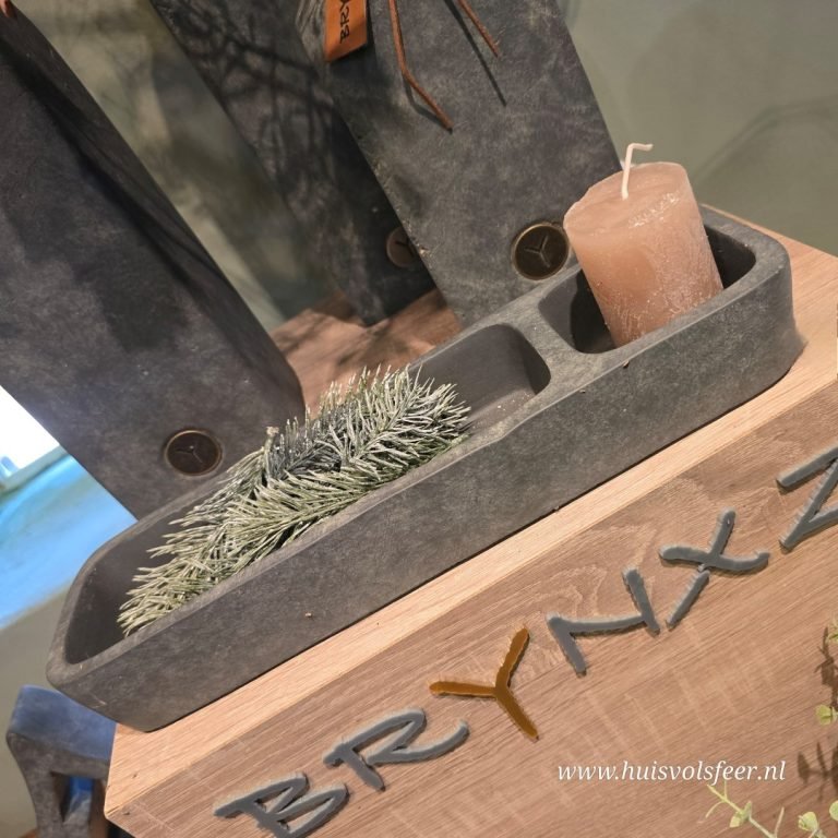 Rectangular- Plate met 2 vakken || Majestic Vintage - Afbeelding 6