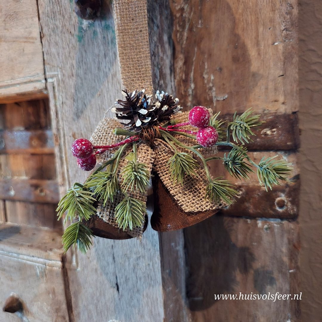 Kersthanger met klokjes