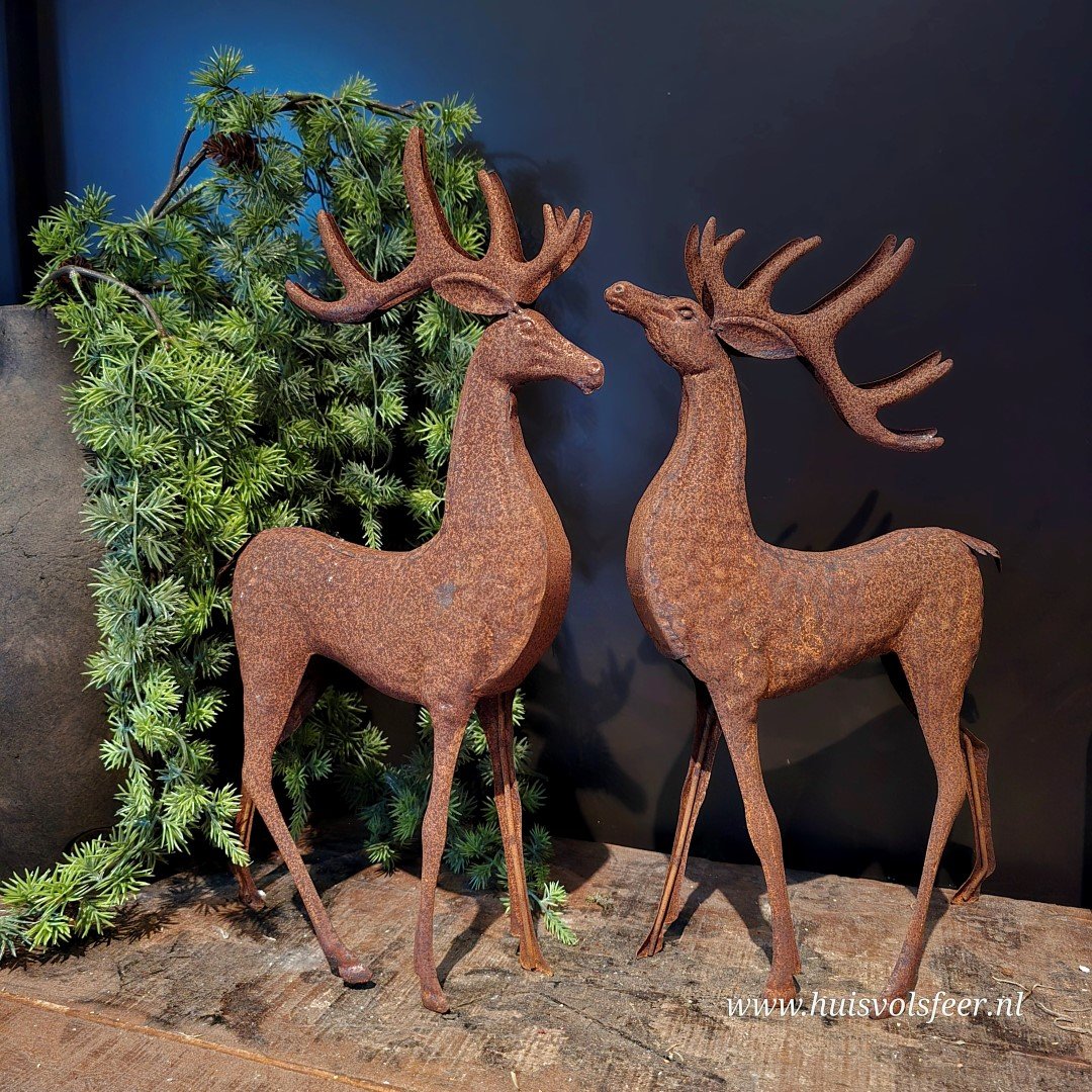 Roestkleurig Hert- "Omhoogkijkend"