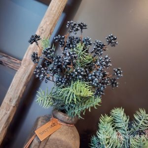 Blauwe Bessen & Dennentak Bundel || 46 cm