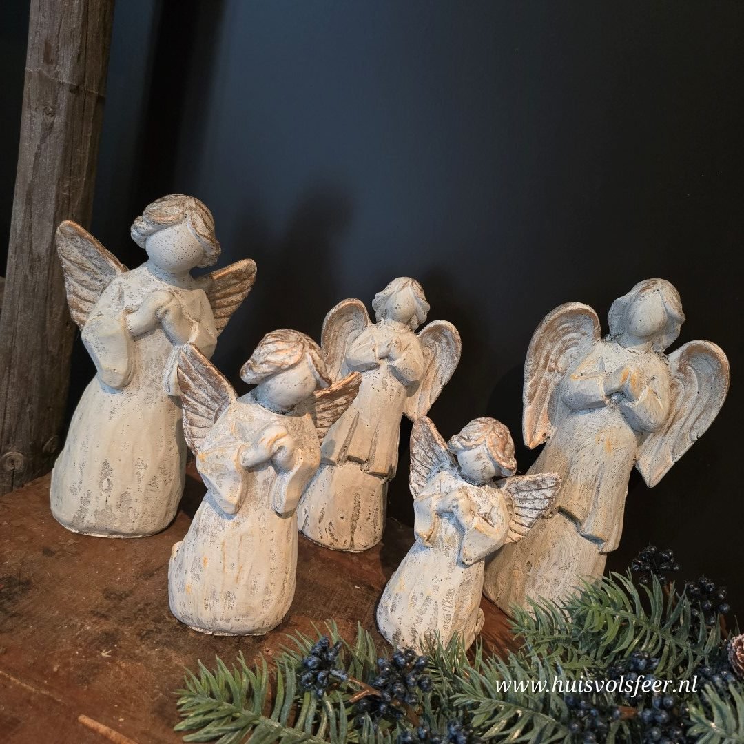 Engel Knielend – Middel (H17 cm) - Afbeelding 4