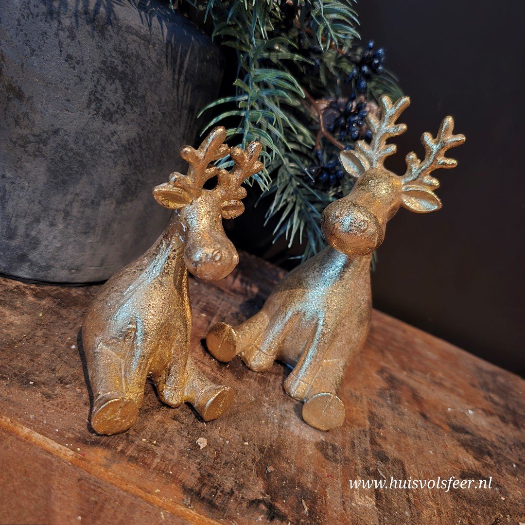 Rendier Zittend || 11 cm - Afbeelding 5