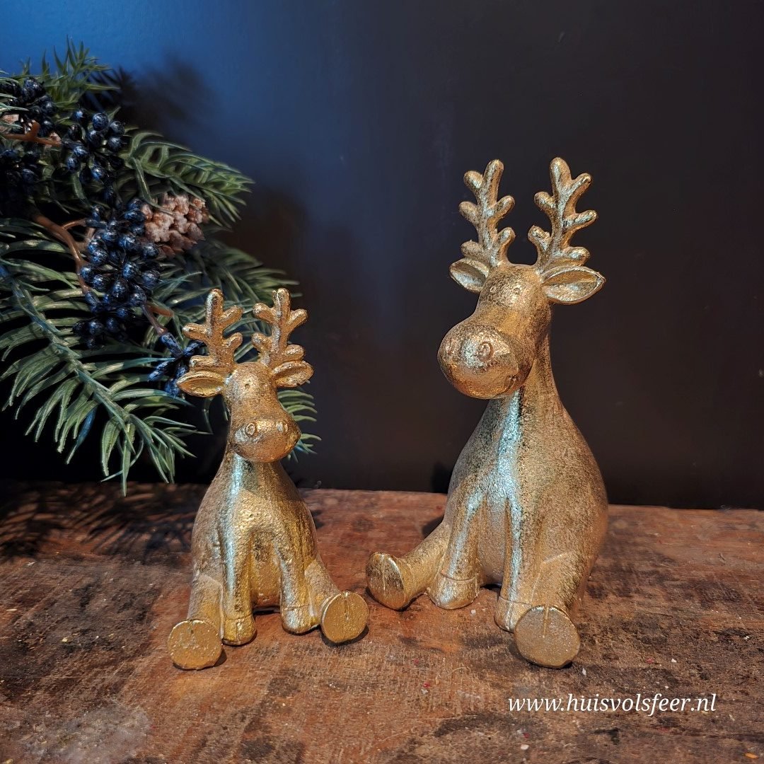 Rendier Zittend || 11 cm - Afbeelding 4