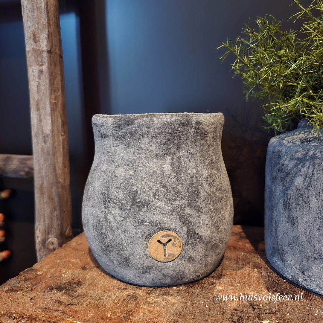 Planter Basic- Elegant. Stone Black || Brynxz - Afbeelding 3