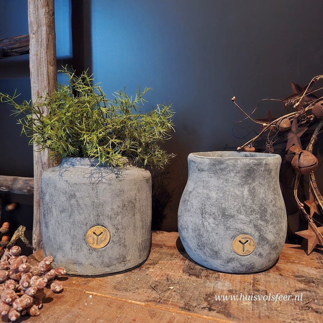 Planter Basic- Elegant. Stone Black || Brynxz - Afbeelding 2