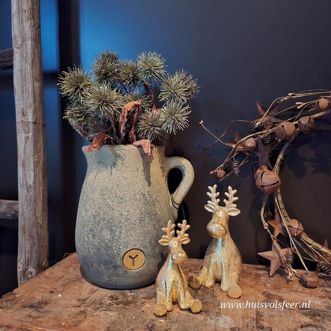 Rendier Zittend || 11 cm - Afbeelding 3