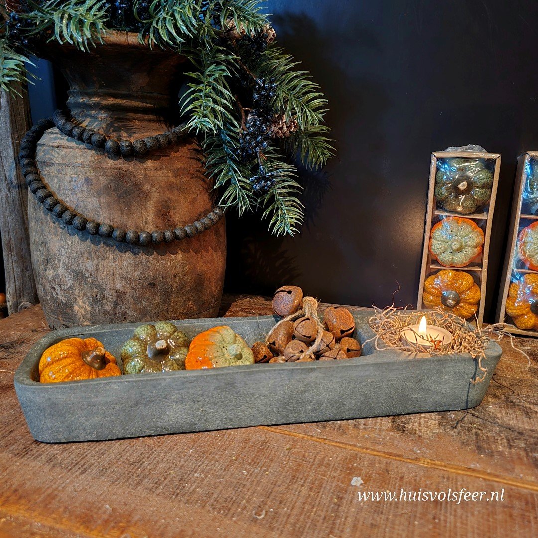 Rectangular- Plate met 2 vakken || Majestic Vintage