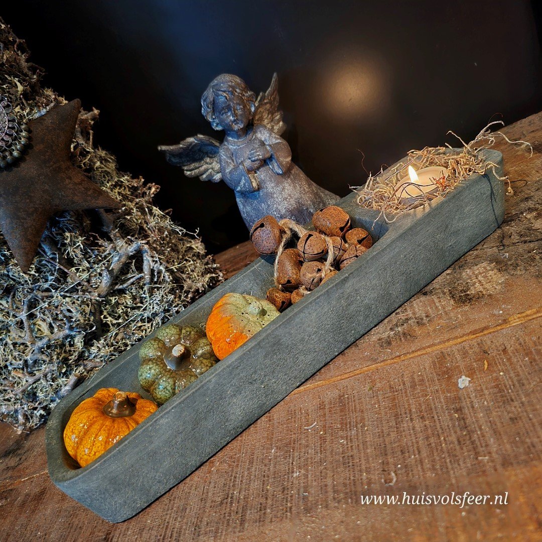 Rectangular- Plate met 2 vakken || Majestic Vintage - Afbeelding 5