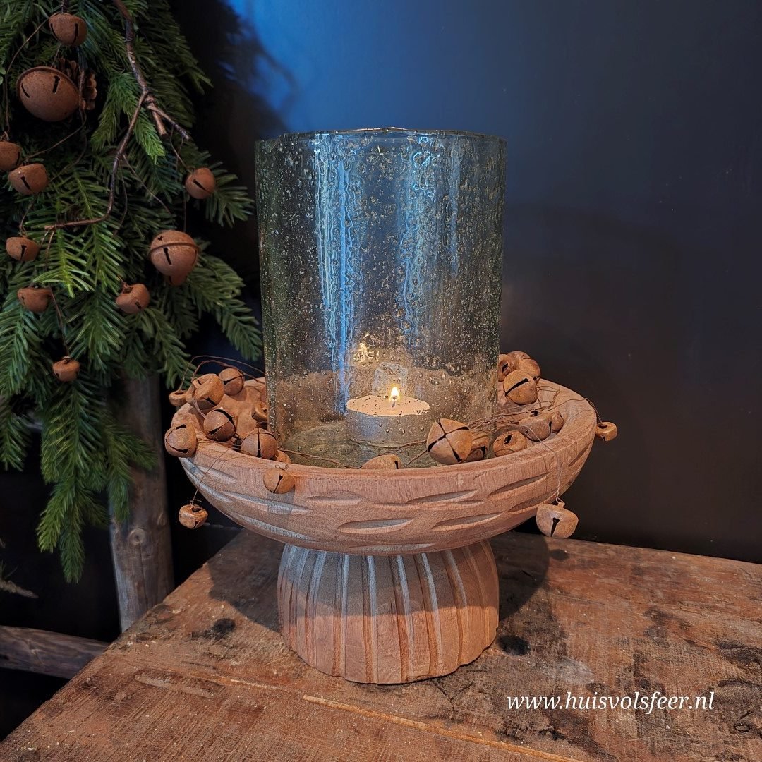 Plateau Paulownia- Hout Bruin || 28 cm. - Afbeelding 6