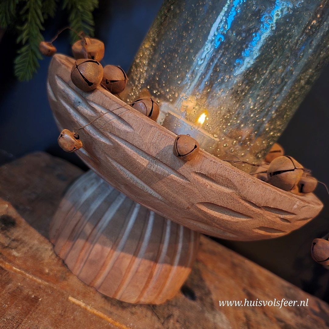 Plateau Paulownia- Hout Bruin || 28 cm. - Afbeelding 10