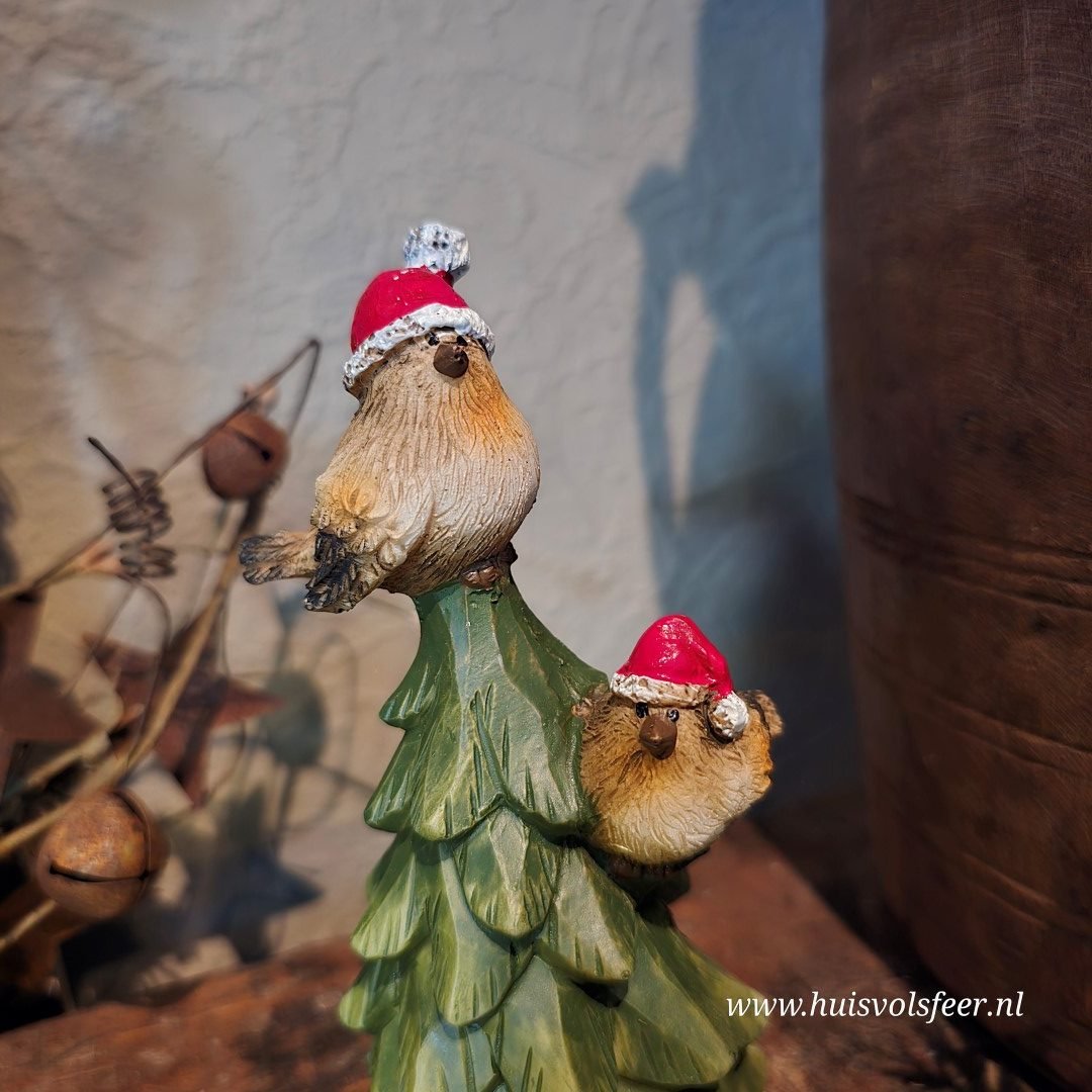 Ornament Kerstboom met Vogeltjes - Afbeelding 4