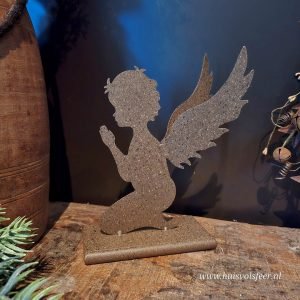 Ornament Knielende Engel || Roest