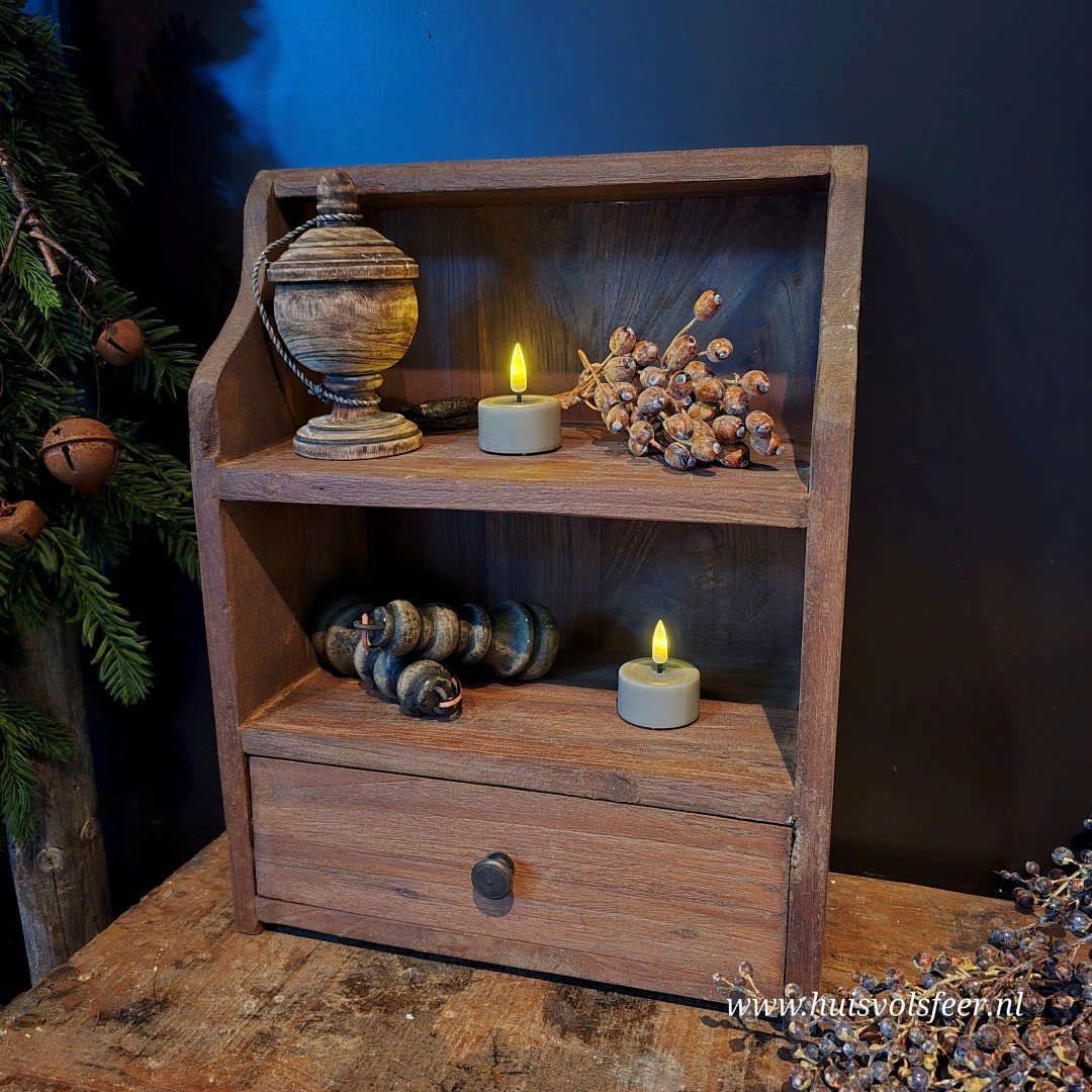 Grutterskastje met lade. - Afbeelding 2