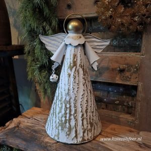 Engel Antiek Witgoud “Kaya” || 45 cm