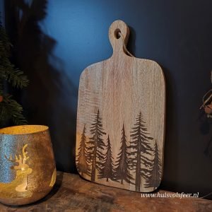 Plate Tree Print with Rope