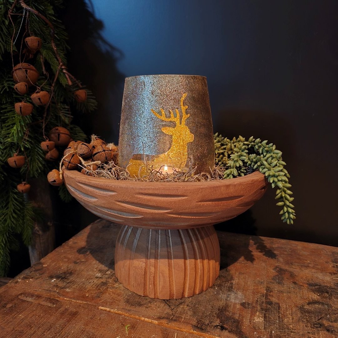 Plateau Paulownia- Hout Bruin || 28 cm. - Afbeelding 3