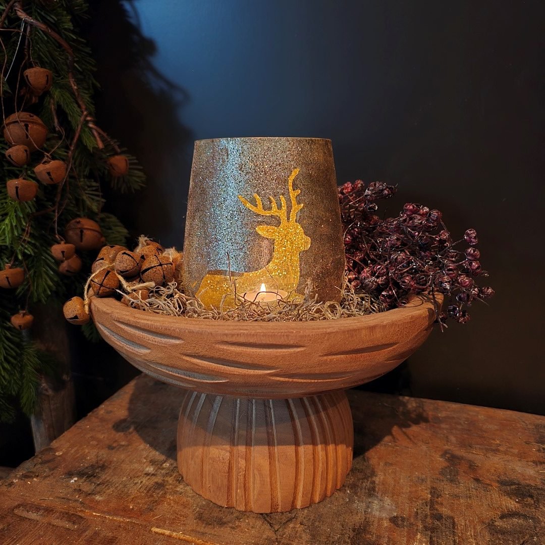 Plateau Paulownia- Hout Bruin || 28 cm. - Afbeelding 5