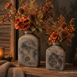 Bottle Square 28 cm- Stone Black || Brynxz