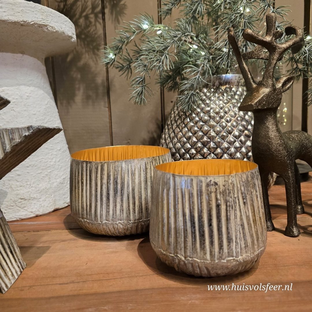 Waxinelichthouder Aurora || Medium - Afbeelding 8