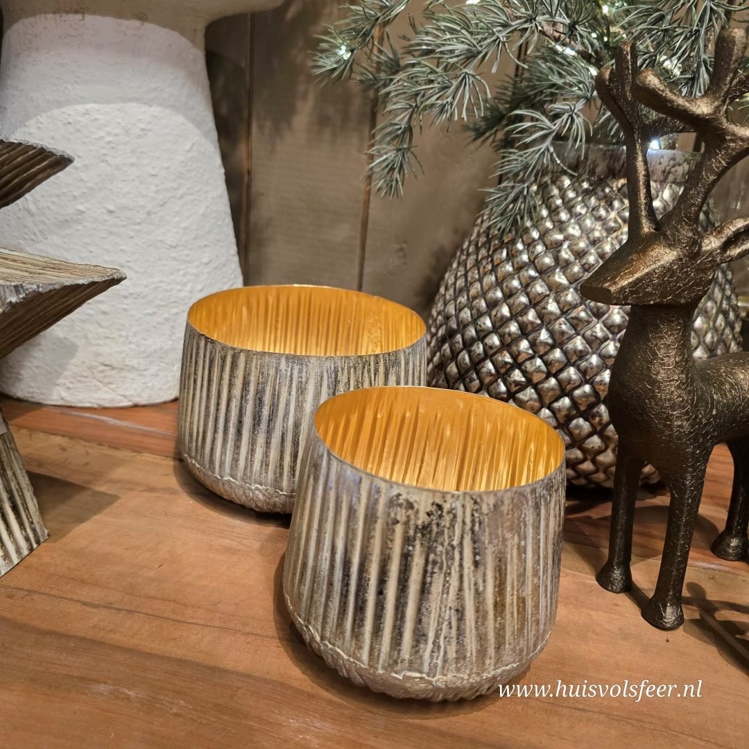 Waxinelichthouder Aurora || Medium - Afbeelding 9