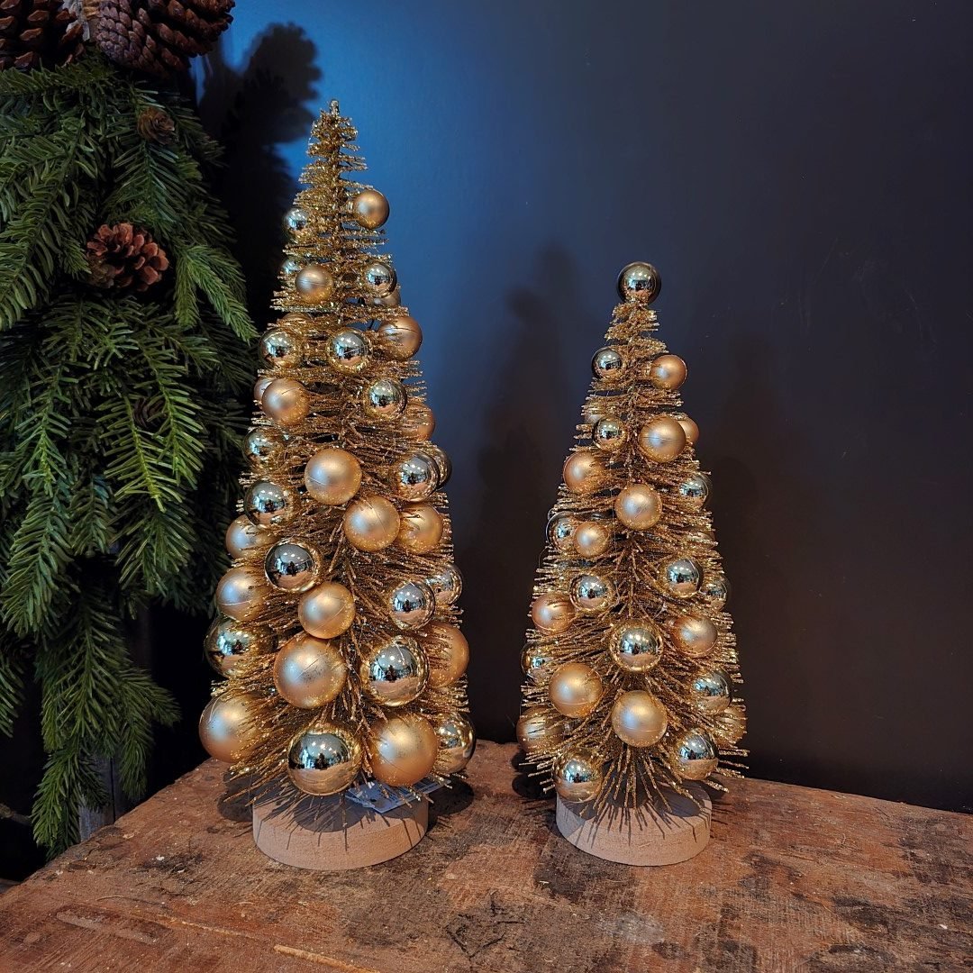 Cone Tree Kerstboom- Goud || 42 cm - Afbeelding 2