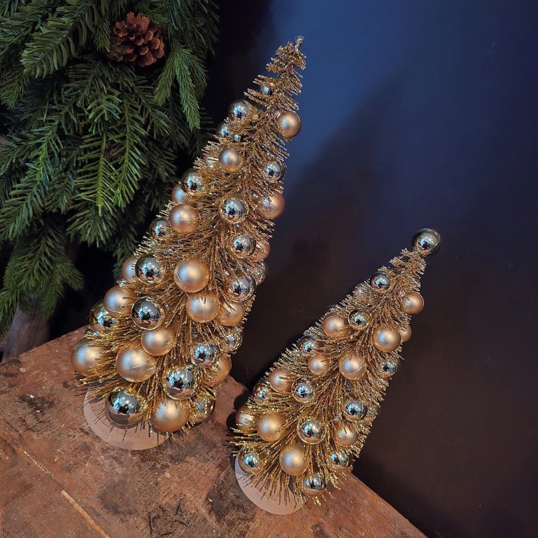 Cone Tree Kerstboom- Goud || 42 cm - Afbeelding 3