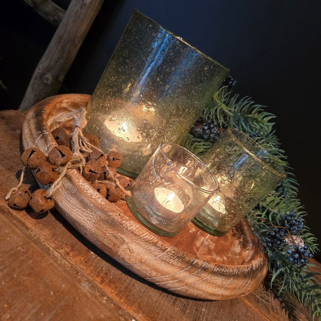 Schaal van paulownia hout || 38 cm - Afbeelding 2