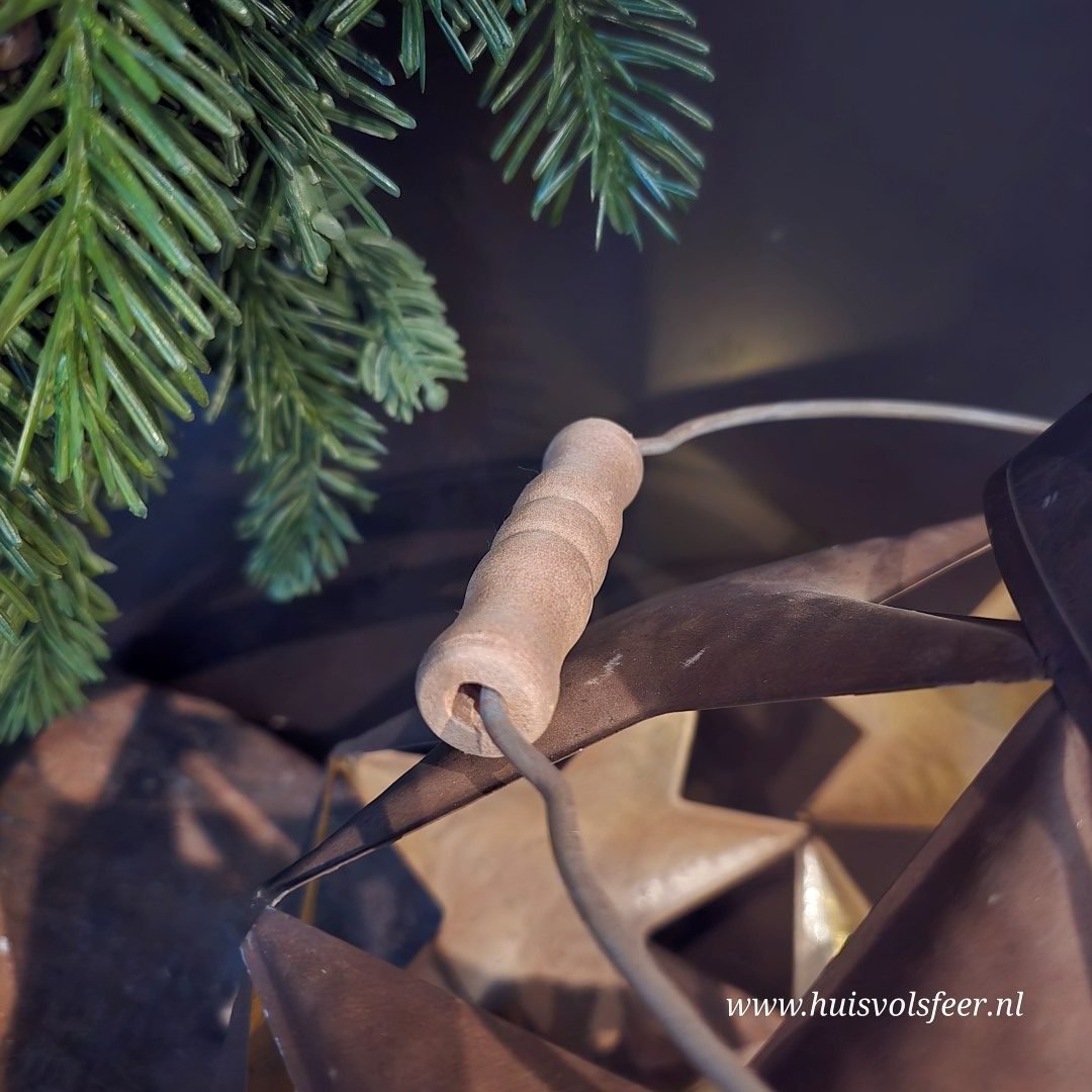 Star Ball Windlicht- Roest - Afbeelding 7