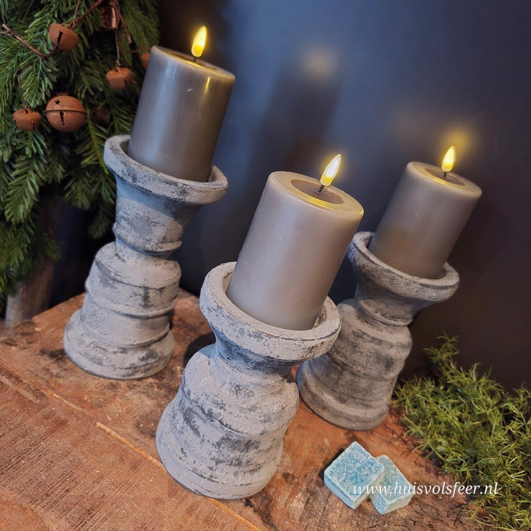 Candleholder Best M- Stone Black || Brynxz. - Afbeelding 4