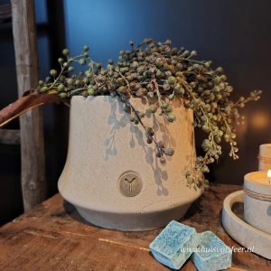 Planter Luxury 19 cm- Majestic Taupe || Brynxz