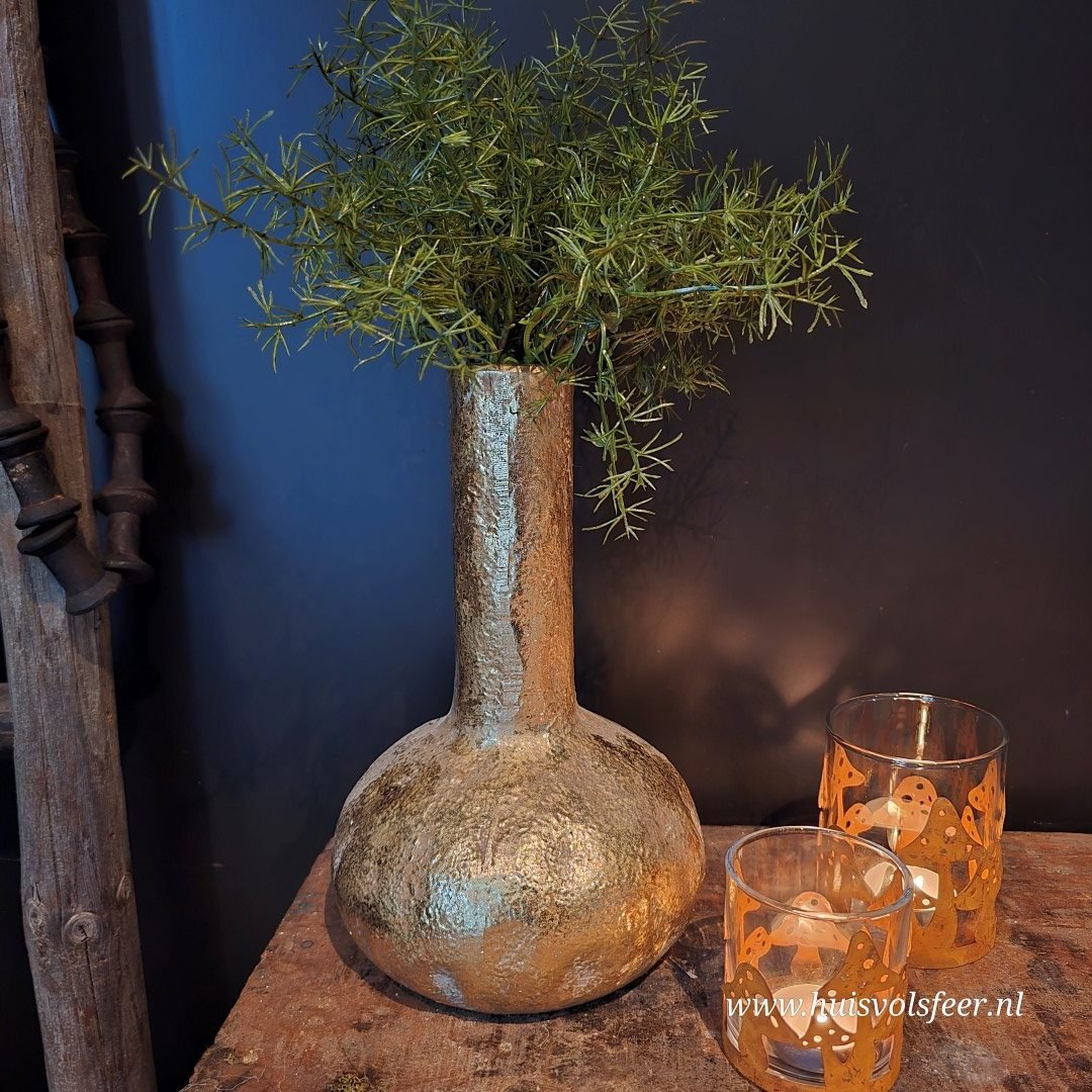 Vaas goud- 28 cm - Afbeelding 8