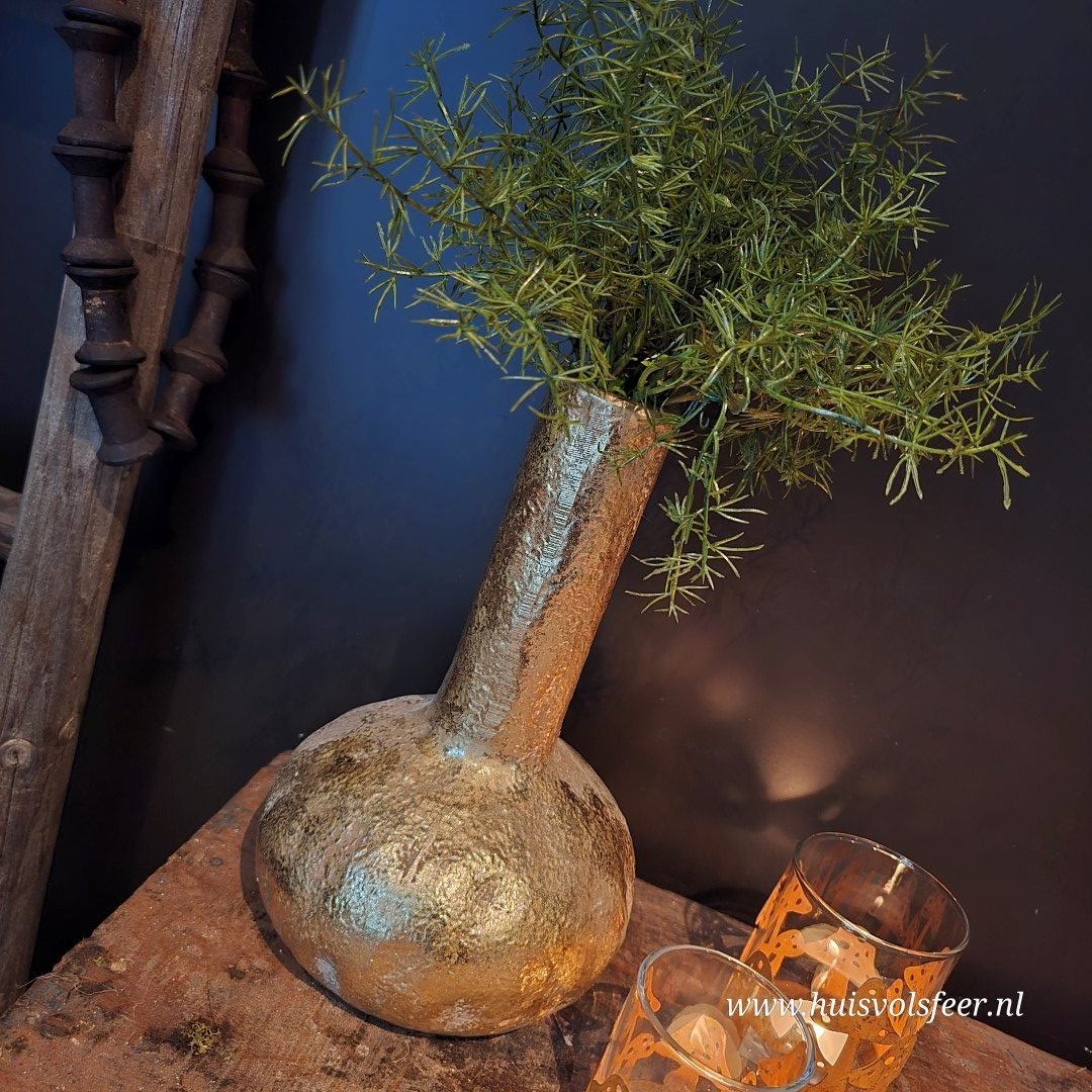 Vaas goud- 28 cm - Afbeelding 9