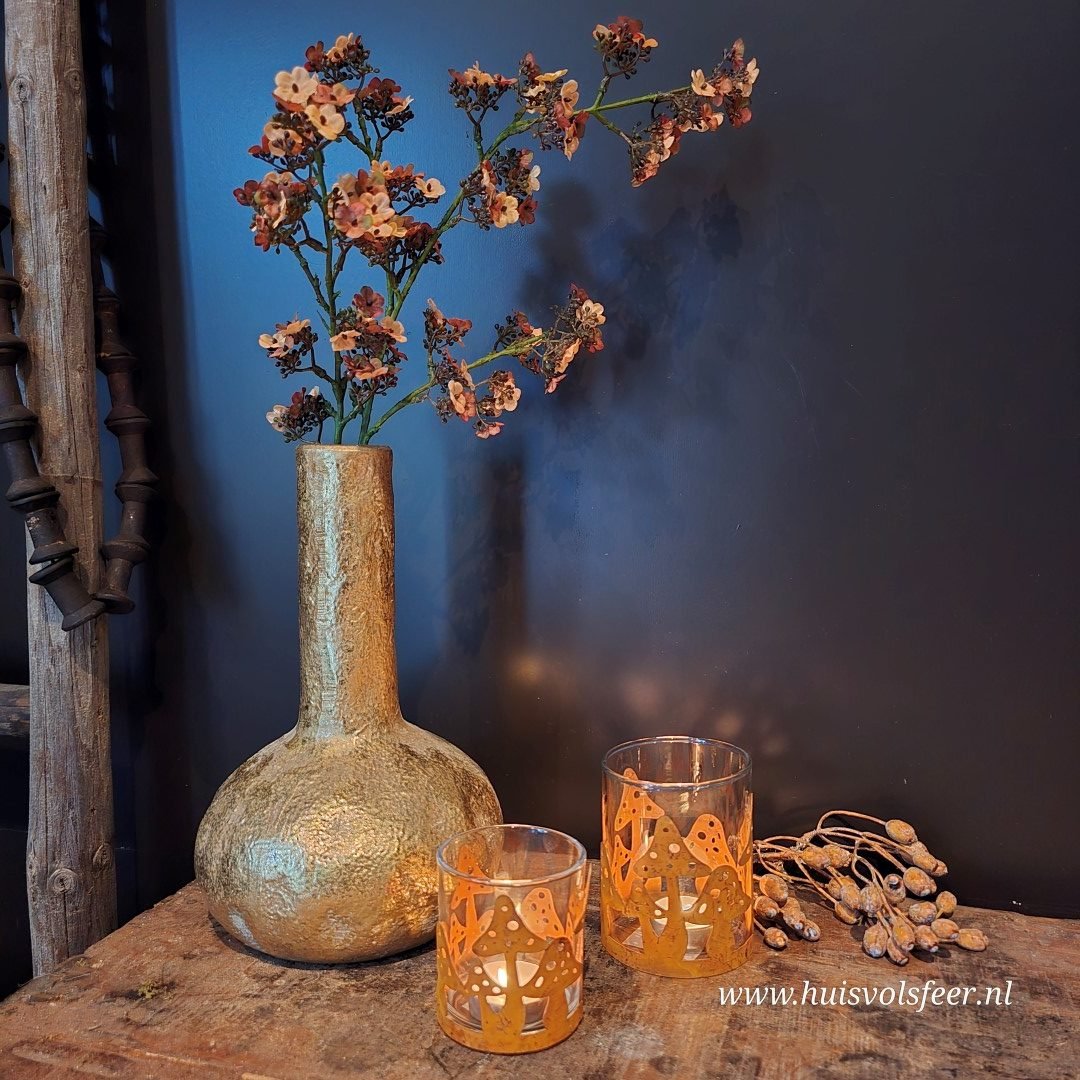 Vaas goud- 28 cm - Afbeelding 6