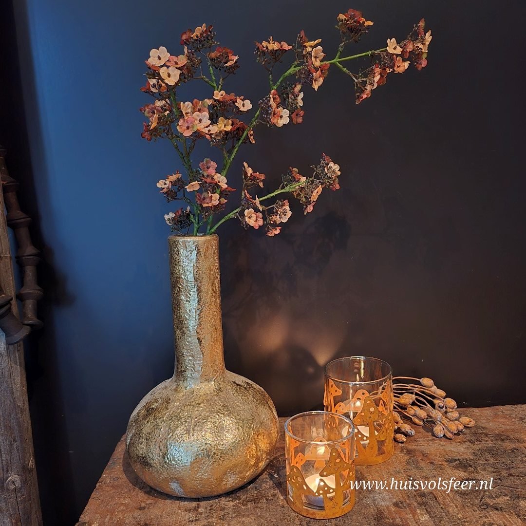 Vaas goud- 28 cm - Afbeelding 5