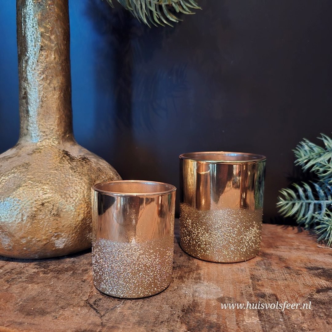 Waxinelichthouder Barcelona S || Goud