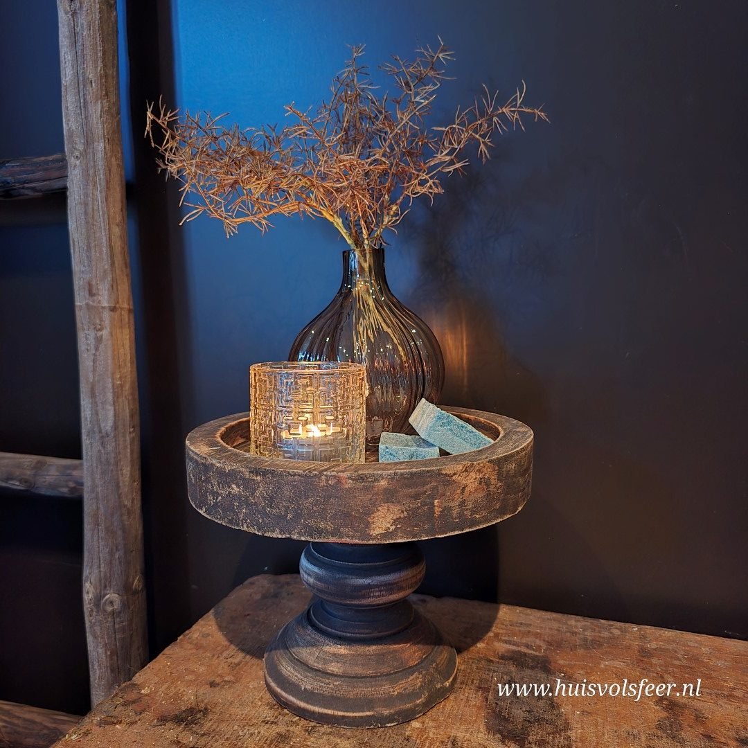 Theelichthouder- Goud Glas - Afbeelding 2