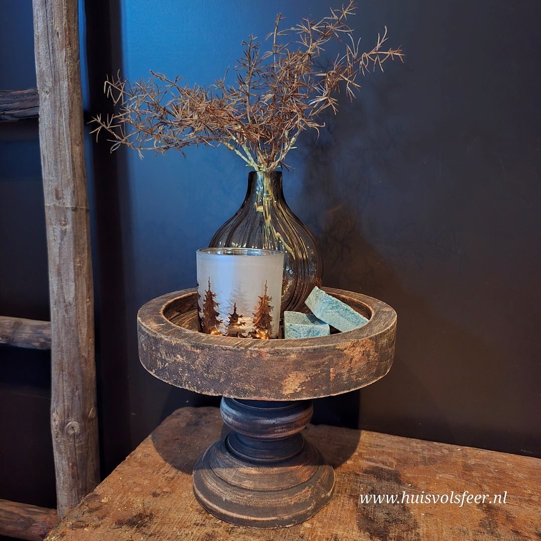 Waxinelichthouder Hert || Goud/Wit - Afbeelding 5