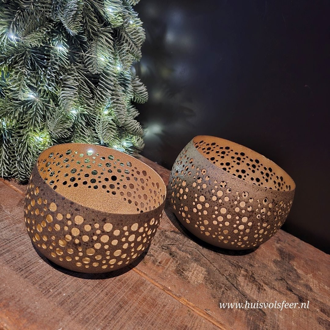 Gold Glow- M || Waxinelichthouder - Afbeelding 7