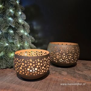 Gold Glow- S || Waxinelichthouder