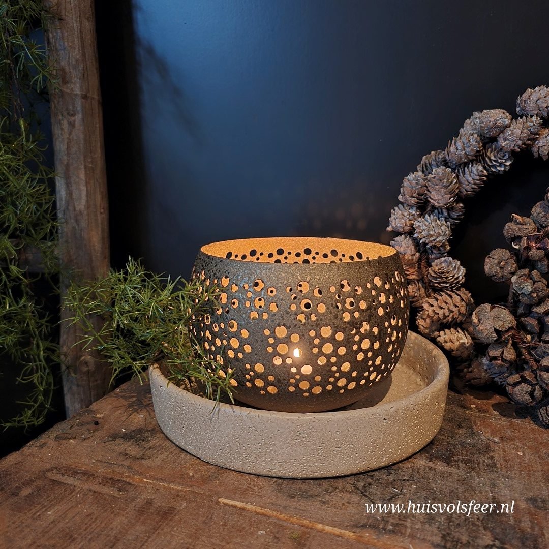 Gold Glow- M || Waxinelichthouder - Afbeelding 3