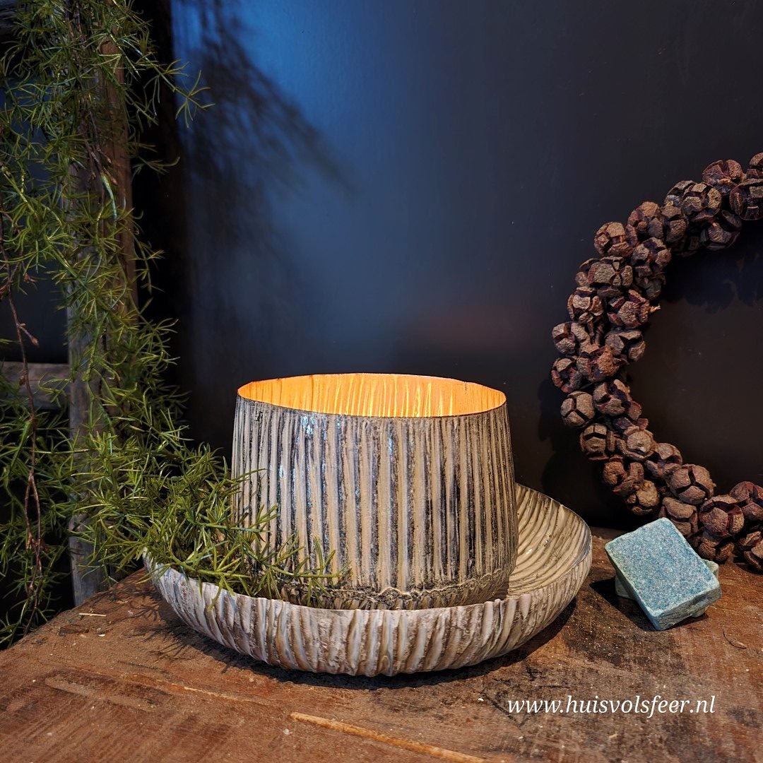 Waxinelichthouder Aurora || Medium - Afbeelding 4